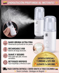 🌸 HUMIDIFICADOR FACIAL COMPACTO NANO SPRAY RECARGABLE 🌸