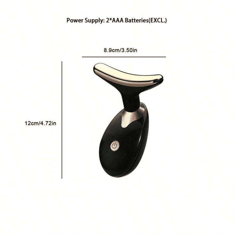Masajeador Facial & Cuello Dual Lift LED™ - Rejuvenecedor & Anti-Papada